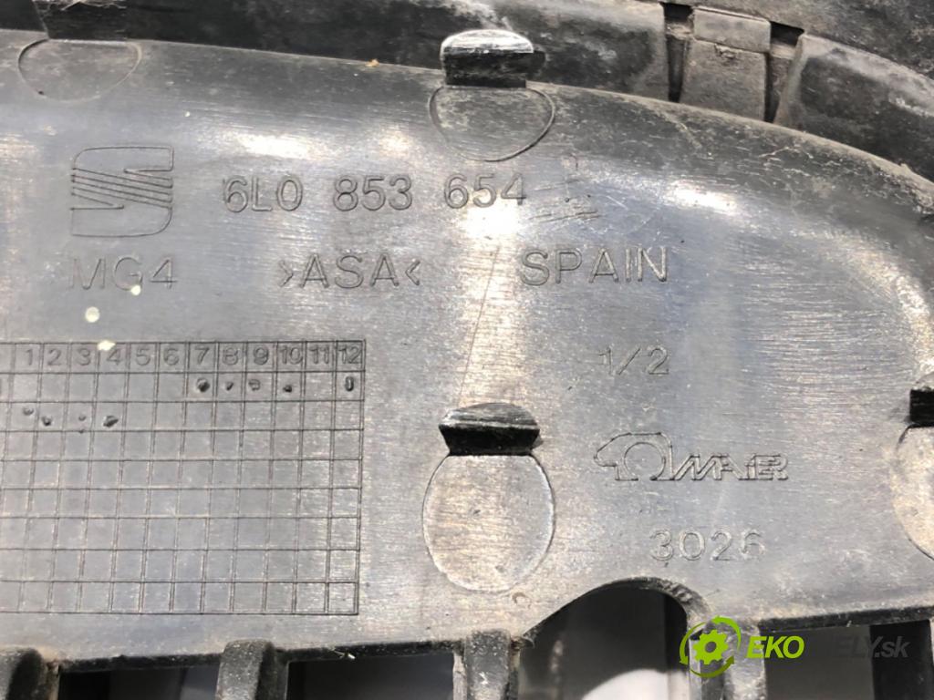 SEAT IBIZA III (6L1) 2002 - 2009    1.9 SDI 47 kW [64 KM] olej napędowy 2002 - 2005  mřížka maska 6L0853654 (Mřížky (masky) chladičů)