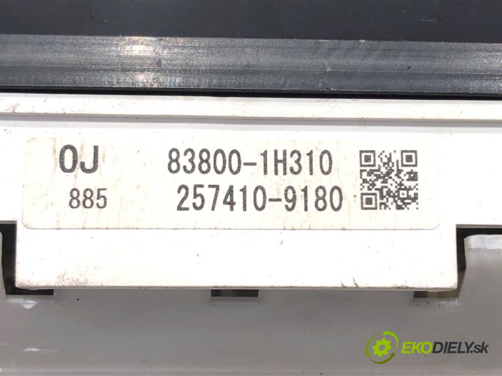 TOYOTA COROLLA (_E12_) 2001 - 2007    2.0 D-4D (CDE120_) 66 kW [90 KM] olej napędowy 2002 - 2006  Prístrojovka 83800-1H310 (Prístrojové dosky, displeje)