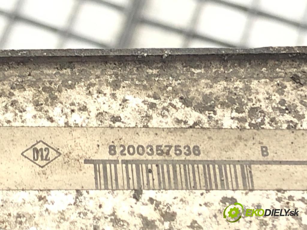 RENAULT MEGANE II (BM0/1_, CM0/1_) 2001 - 2012    1.5 dCi (BM1E, CM1E) 78 kW [106 KM] olej napędowy 2005 - 2008  chladič vody 8200357536 (Chladiče vody)