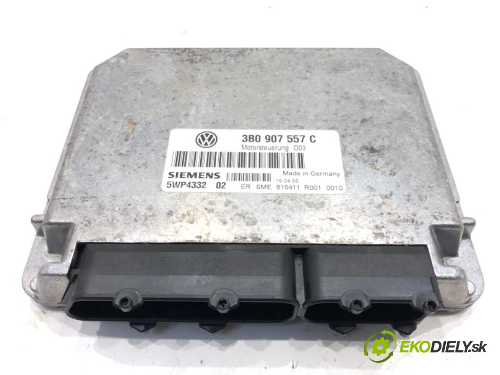 VW PASSAT B5 (3B2) 1996 - 2001    1.6 74 kW [101 KM] benzyna 1996 - 2000  riadiaca jednotka Motor 3B0907557C (Riadiace jednotky)