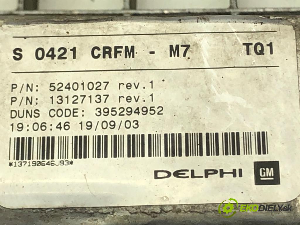 OPEL MERIVA A nadwozie wielkoprzestrzenne (MPV) (X03) 2003 - 2010    1.7 DTI (E75) 55 kW [75 KM] olej napędowy 2003 - 2010  intercooler 52401027 (Chladiče nasávaného vzduchu (intercoolery))