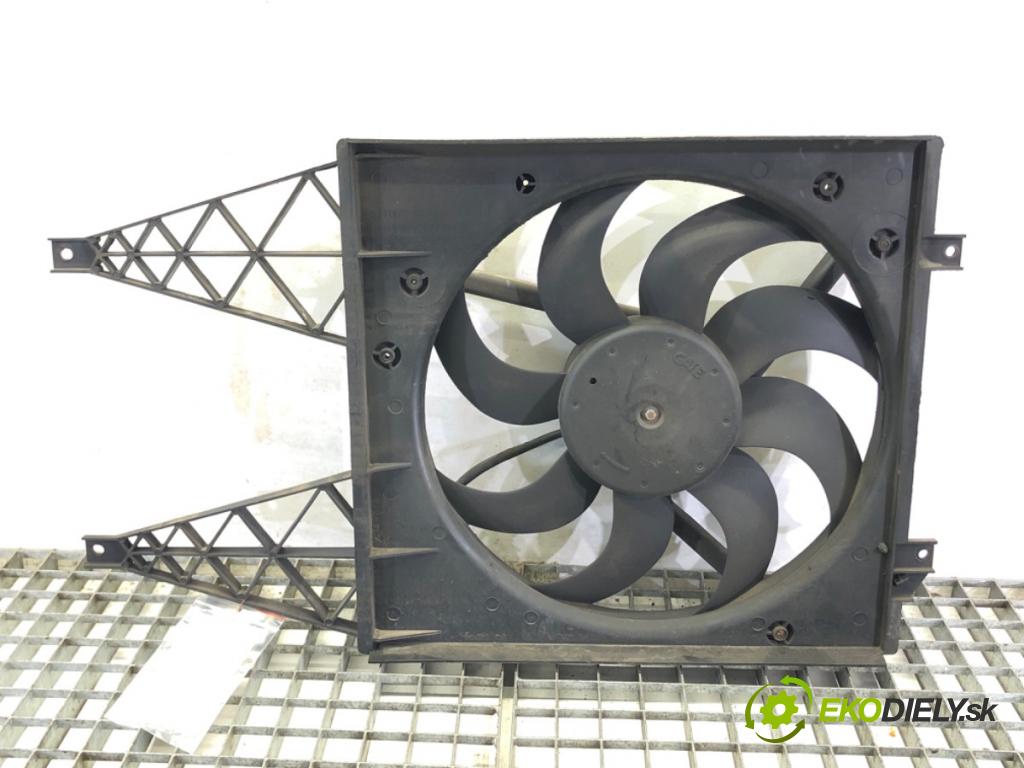 SKODA FABIA II (542) 2006 - 2014    1.4 TDI 59 kW [80 KM] olej napędowy 2007 - 2010  Ventilátor chladiča 6Q0959455AE (Ventilátory)