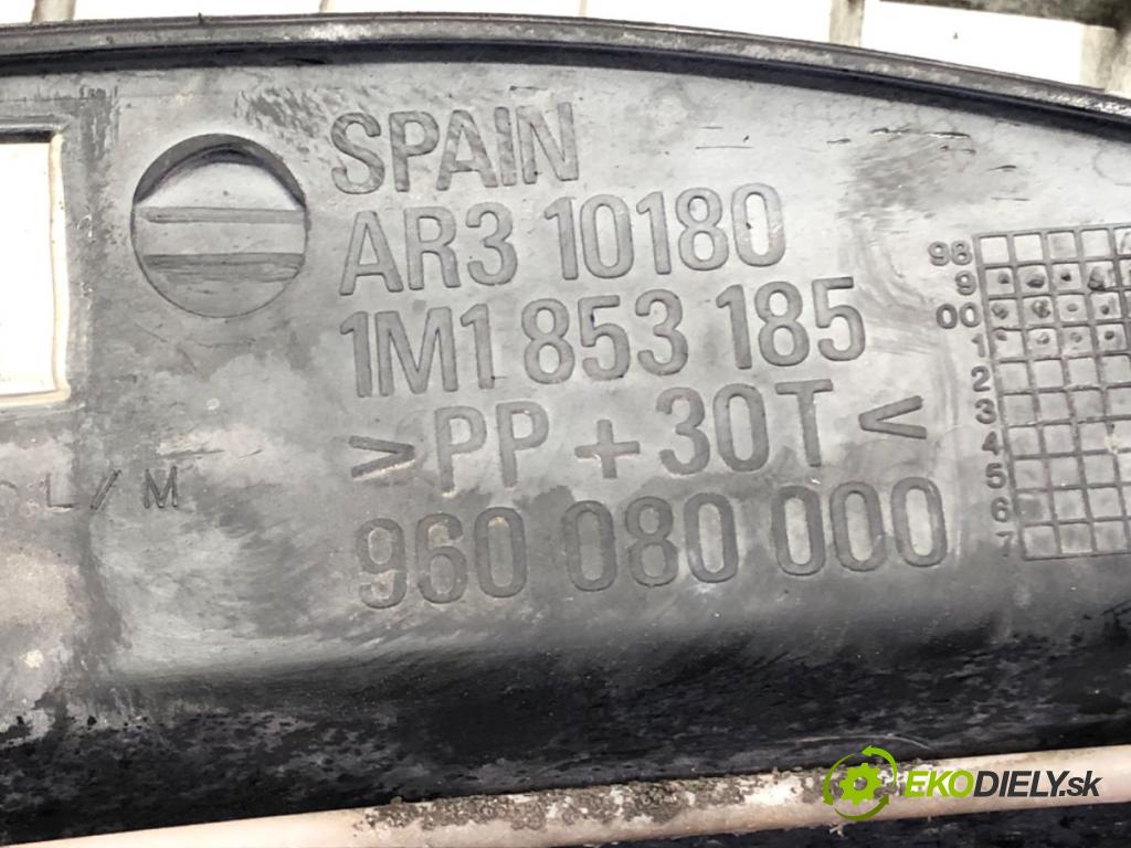 SEAT LEON (1M1) 1999 - 2006    1.9 TDI 81 kW [110 KM] olej napędowy 1999 - 2006  Torpédo, plast pod čelné okno 1M1853185 (Torpéda)