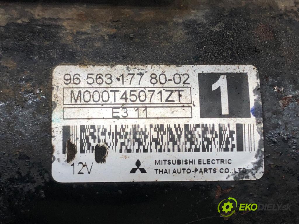 FIAT FIORINO nadwozie wielkoprzestrzenne (MPV) (225_) 2007 - 2022    1.4 (225BXA1A) 54 kW [73 KM] benzyna 2007 - 2022  Štartér 9656317780 (Štartéry)