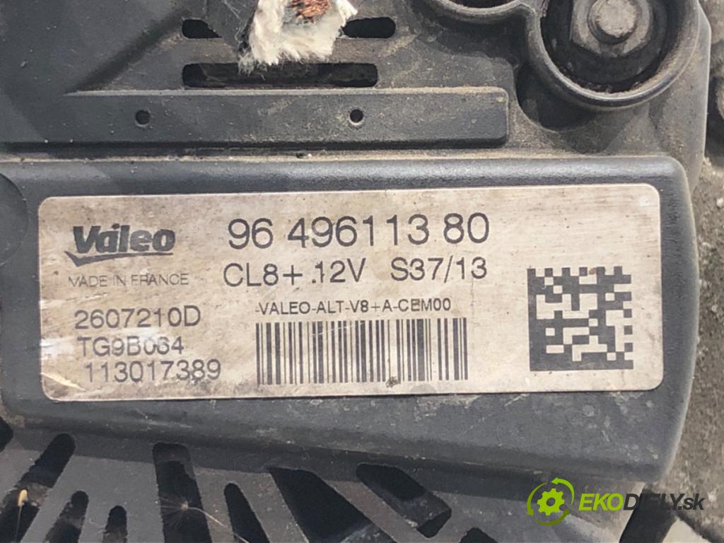 FIAT FIORINO nadwozie wielkoprzestrzenne (MPV) (225_) 2007 - 2022    1.4 (225BXA1A) 54 kW [73 KM] benzyna 2007 - 2022  Alternátor 9649611380 (Alternátory)
