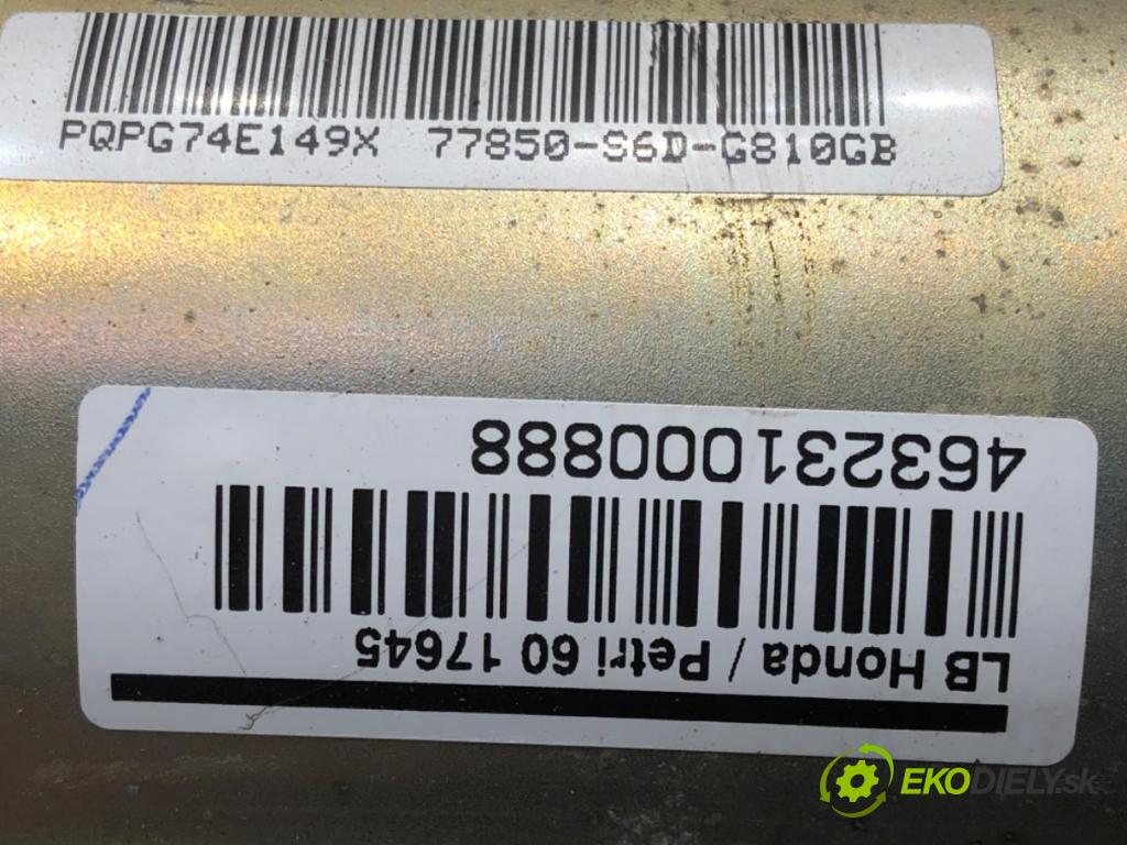 HONDA CIVIC VII Hatchback (EU, EP, EV) 2000 - 2006    1.6 i (EP2) 81 kW [110 KM] benzyna 2001 - 2005  AirBag spolujazdca 77850-56D-G810GB (Airbagy)