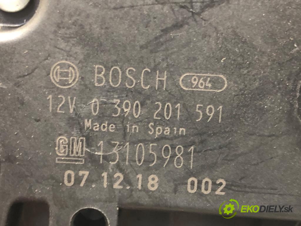 OPEL ASTRA H GTC (A04) 2005 - 2010    1.9 CDTi (L08) 110 kW [150 KM] olej napędowy 2005 - 2010  Motor stieračov zad 13105981