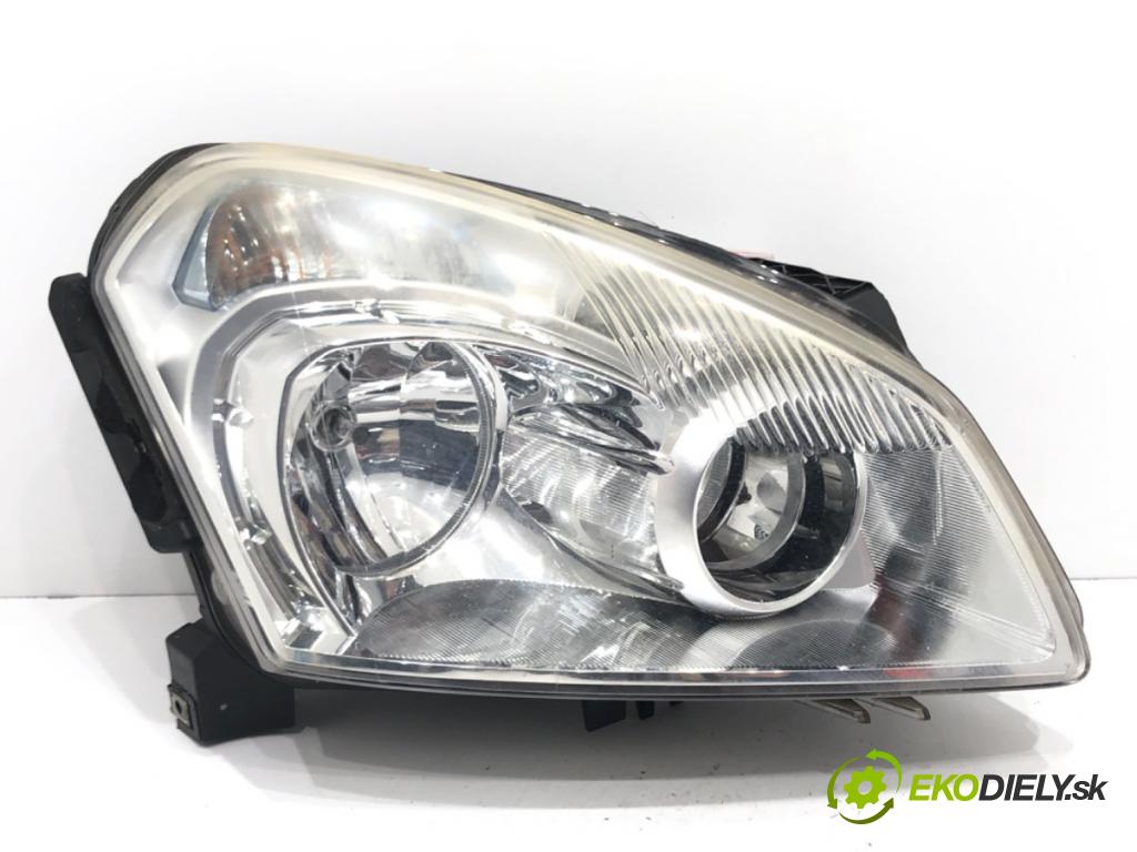 NISSAN QASHQAI / QASHQAI +2 I (J10, NJ10, JJ10E) 2006 - 2014    2.0 104 kW [141 KM] benzyna 2007 - 2013  Svetlomet pravy predný 