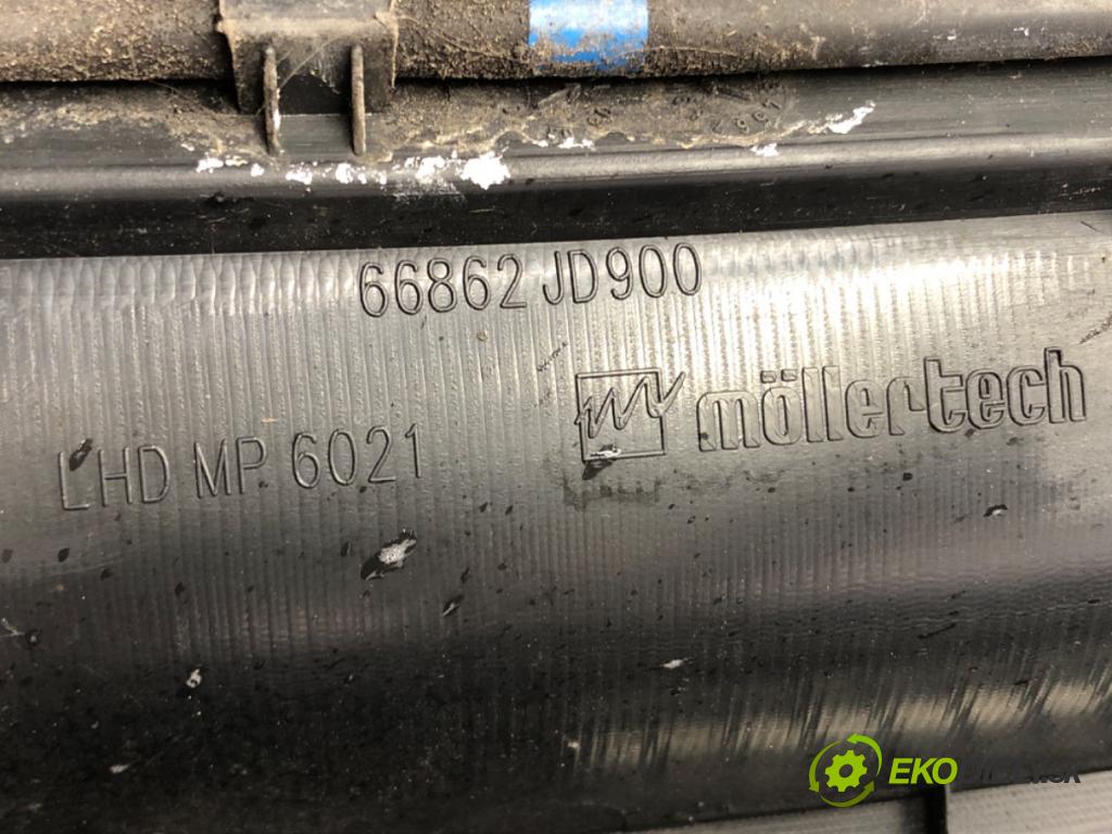 NISSAN QASHQAI / QASHQAI +2 I (J10, NJ10, JJ10E) 2006 - 2014    2.0 104 kW [141 KM] benzyna 2007 - 2013  Torpédo, plast pod čelné okno 66862JD900 (Torpéda)