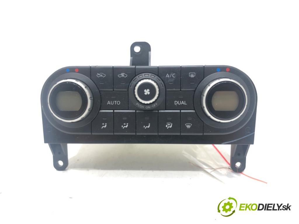 NISSAN QASHQAI / QASHQAI +2 I (J10, NJ10, JJ10E) 2006 - 2014    2.0 104 kW [141 KM] benzyna 2007 - 2013  Panel ovládania kúrenia 27500JD400 (Prepínače, spínače, tlačidlá a ovládače kúrenia)