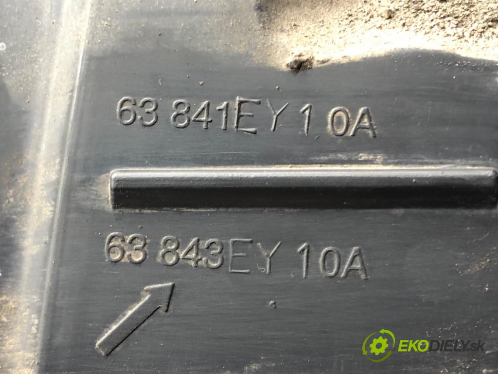NISSAN QASHQAI / QASHQAI +2 I (J10, NJ10, JJ10E) 2006 - 2014    2.0 104 kW [141 KM] benzyna 2007 - 2013  podblatník levý přední část 63841EY10A