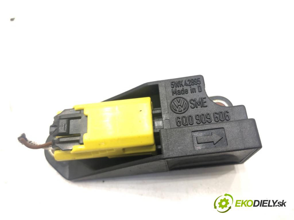 VW POLO (9N_, 9A_) 2001 - 2014    1.4 TDI 51 kW [70 KM] olej napędowy 2005 - 2009  Snímač nárazu 6Q0909606 (Snímače nárazu)
