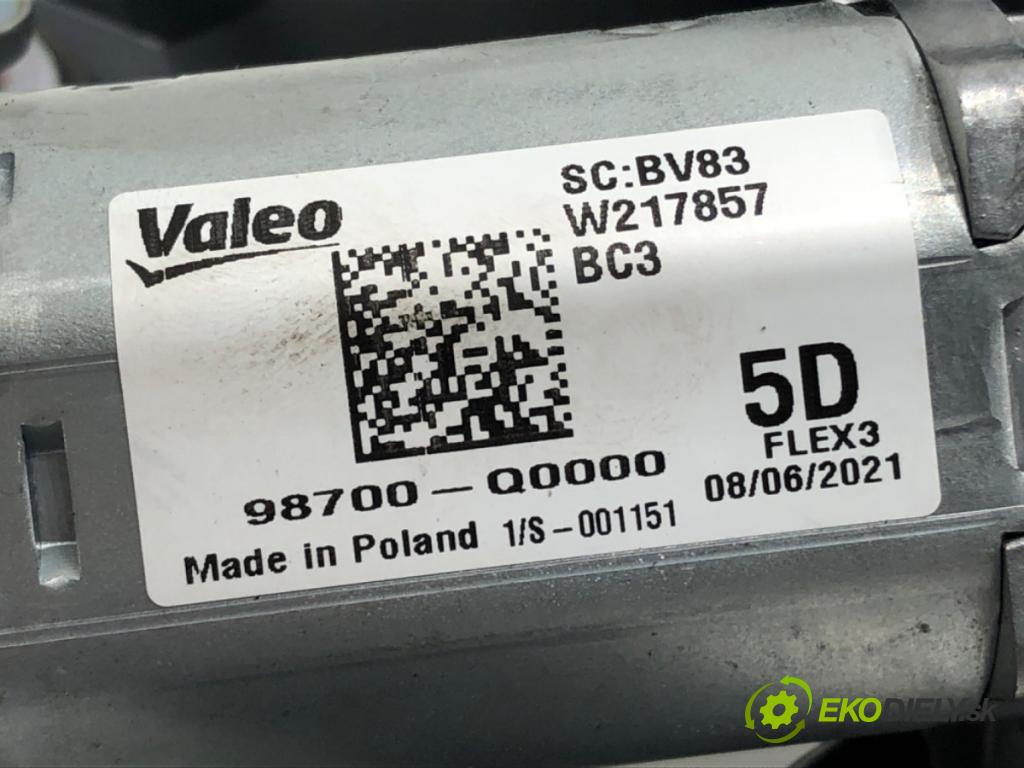 HYUNDAI i20 III (BC3, BI3) 2020 - 2022    1.2 62 kW [84 KM] benzyna 2020 - 2022  Motor stieračov zad 98700-Q0000