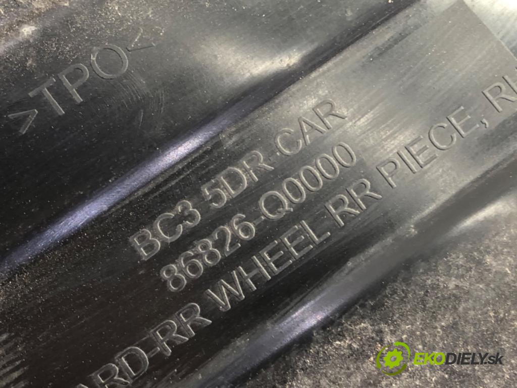 HYUNDAI i20 III (BC3, BI3) 2020 - 2022    1.2 62 kW [84 KM] benzyna 2020 - 2022  podblatník zadní část pravé 86826-Q0000