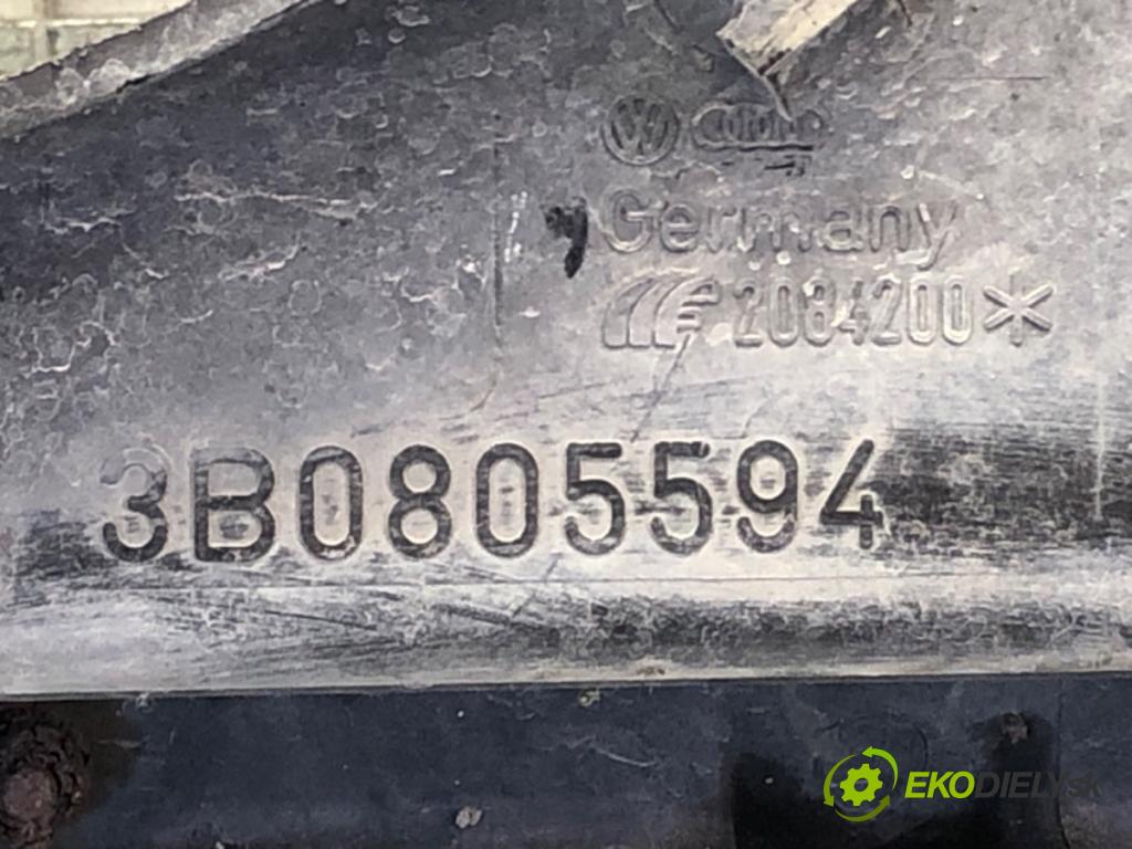 VW PASSAT B5 (3B2) 1996 - 2001    1.9 TDI 66 kW [90 KM] olej napędowy 1996 - 2000  držák přední část  (Výztuhy přední)