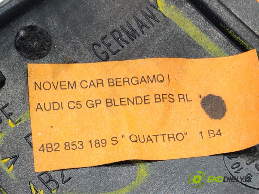 AUDI ALLROAD C5 (4BH) 2000 - 2005    2.5 TDI quattro 132 kW [180 KM] olej napędowy 2000 - 2005  lišty kryt 4B2853189S (Lišty)