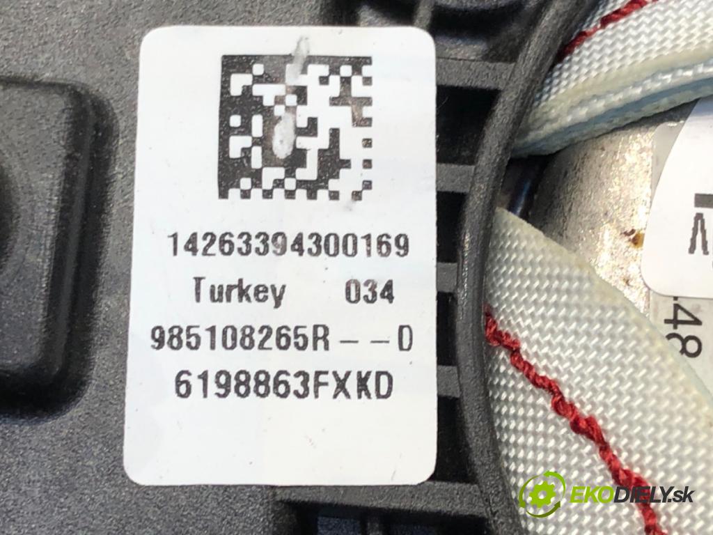 RENAULT CLIO IV Grandtour (KH_) 2012 - 2022    1.5 dCi 90 (KHN3, KHN4) 66 kW [90 KM] olej napędowy 2012 - 2022  AirBag volantu 985108265R (Airbagy)
