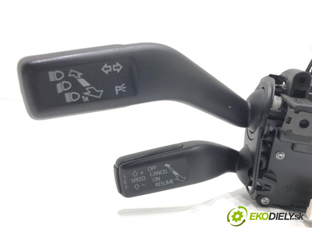 VW PASSAT B7 Variant (365) 2010 - 2015    2.0 TDI 103 kW [140 KM] olej napędowy 2010 - 2014  Prepínač kombinovaný 3C9953501BG (Prepínače, spínače, tlačidlá a ovládače kúrenia)