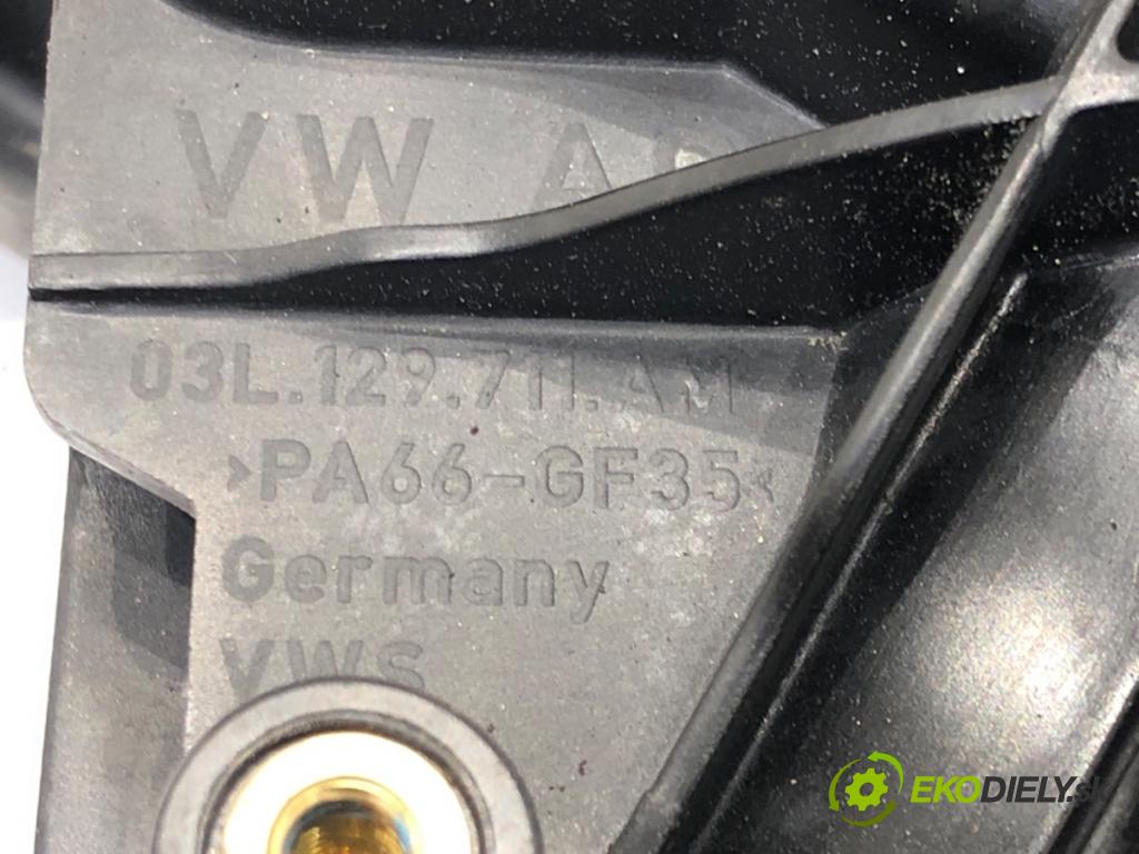 VW PASSAT B7 Variant (365) 2010 - 2015    2.0 TDI 103 kW [140 KM] olej napędowy 2010 - 2014  Potrubie sacie, sanie 03L129711AM (Sacie potrubia)