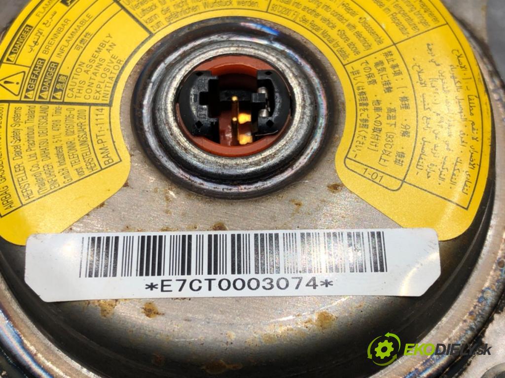 SUBARU JUSTY IV 2007 - 2022    1.0 (M300) 51 kW [69 KM] benzyna 2007 - 2022  AirBag volantu  (Airbagy)