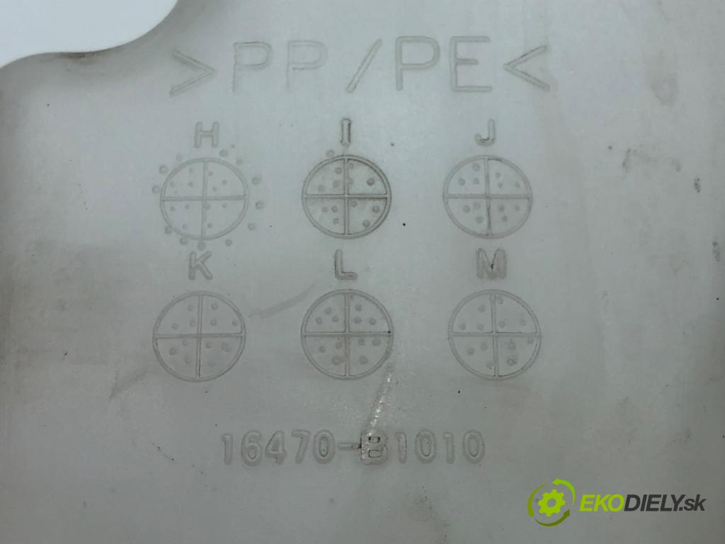 SUBARU JUSTY IV 2007 - 2022    1.0 (M300) 51 kW [69 KM] benzyna 2007 - 2022  Nádržka vyrovnávacia (kvapaliny) chladiaceho 16470-B1010 (Vyrovnávacie nádržky kvapaliny)