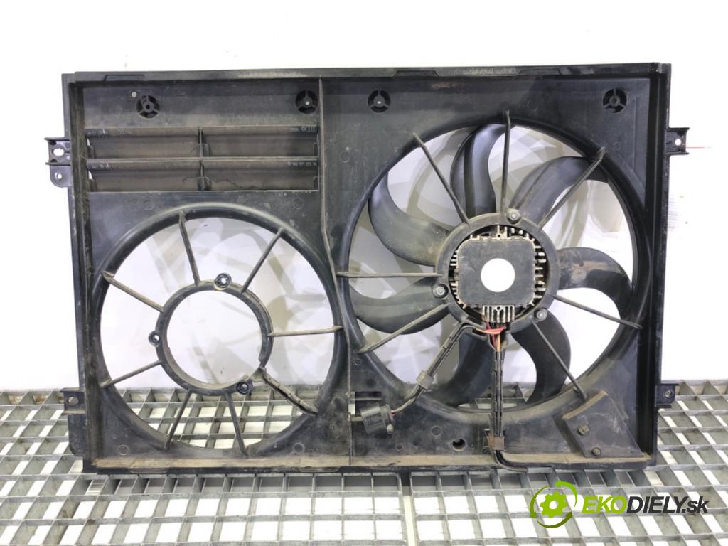VW PASSAT B7 Variant (365) 2010 - 2015    2.0 TDI 103 kW [140 KM] olej napędowy 2010 - 2014  Ventilátor chladiča 1K0121207B (Ventilátory)