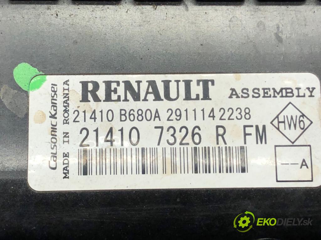 RENAULT CLIO IV (BH_) 2012 - 2022    1.2 16V 54 kW [73 KM] benzyna 2012 - 2022  Chladič vody 214107326R (Chladiče vody)