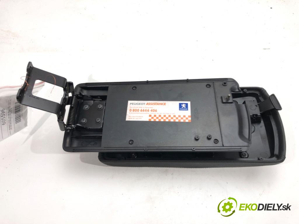 PEUGEOT 407 SW (6E_) 2004 - 2011    2.0 HDi 135 100 kW [136 KM] olej napędowy 2004 - 2010  Lakťová opierka  (Lakťové opierky)