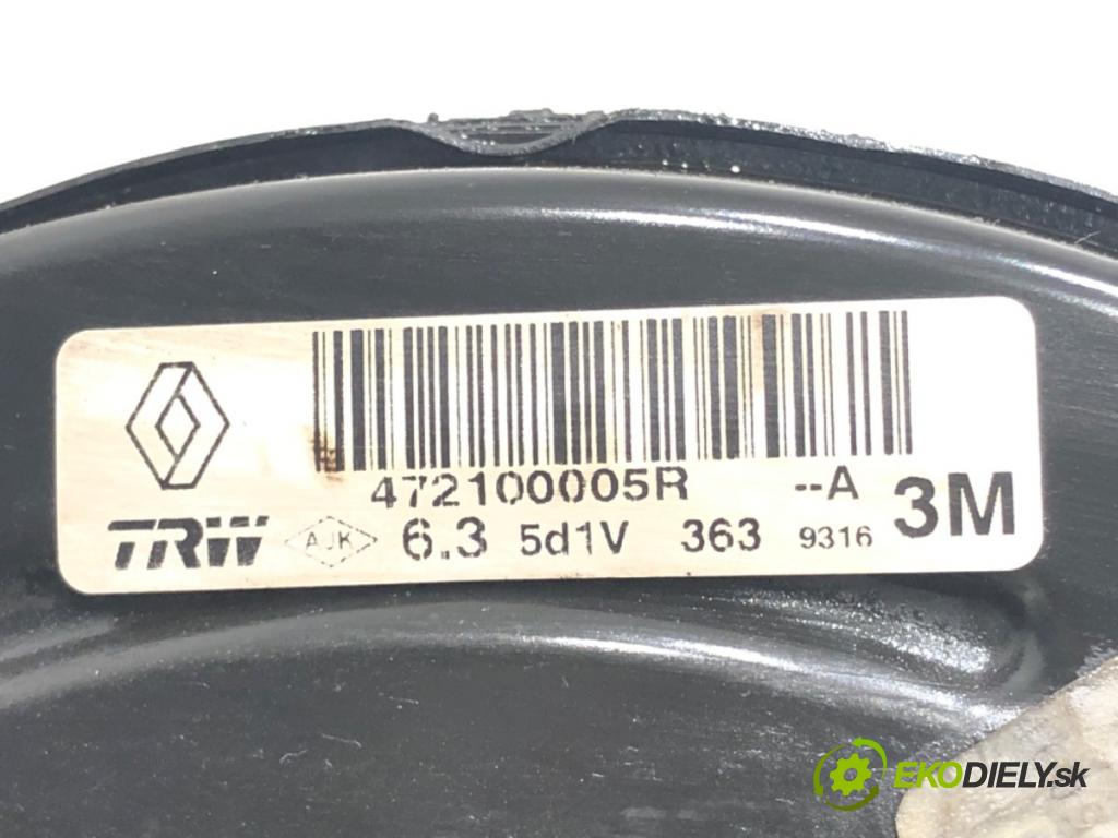 RENAULT MEGANE III liftback (BZ0/1_, B3_) 2008 - 2022    1.6 16V (BZ1B, BZ1H) 81 kW [110 KM] benzyna 2008 - 2022  Posilovač bŕzd 472100005R