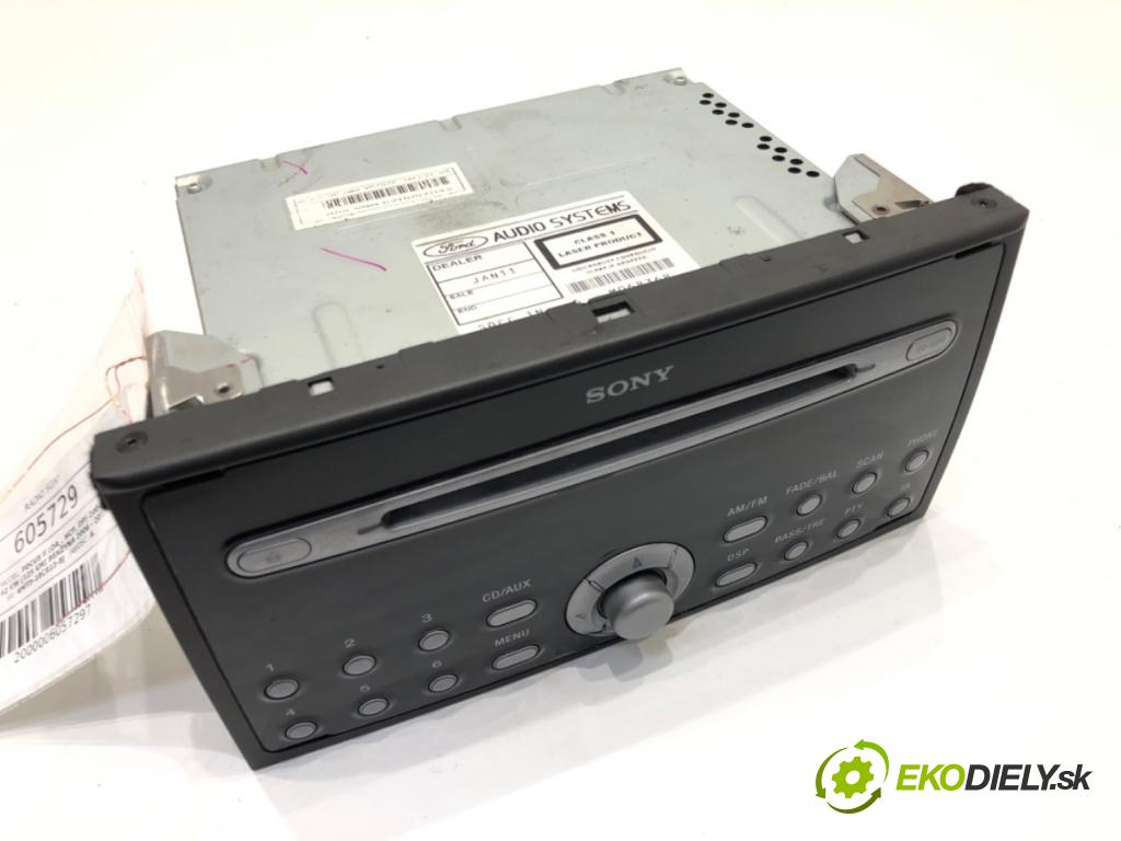 FORD FOCUS II (DA_, HCP, DP) 2004 - 2013    1.8 92 kW [125 KM] benzyna 2006 - 2012  RADIO SONY: 4M5T-18C815-BJ