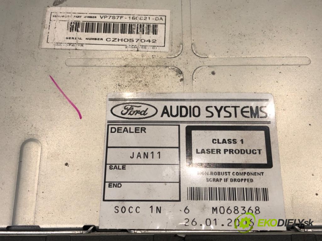 FORD FOCUS II (DA_, HCP, DP) 2004 - 2013    1.8 92 kW [125 KM] benzyna 2006 - 2012  RADIO SONY: 4M5T-18C815-BJ