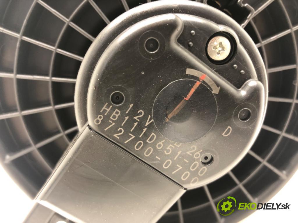 MAZDA 6 Kombi (GH) 2007 - 2013    2.0 MZR-CD (GH14) 103 kW [140 KM] olej napędowy 2007 - 2010  ventilátor kúrenia 872700-0700