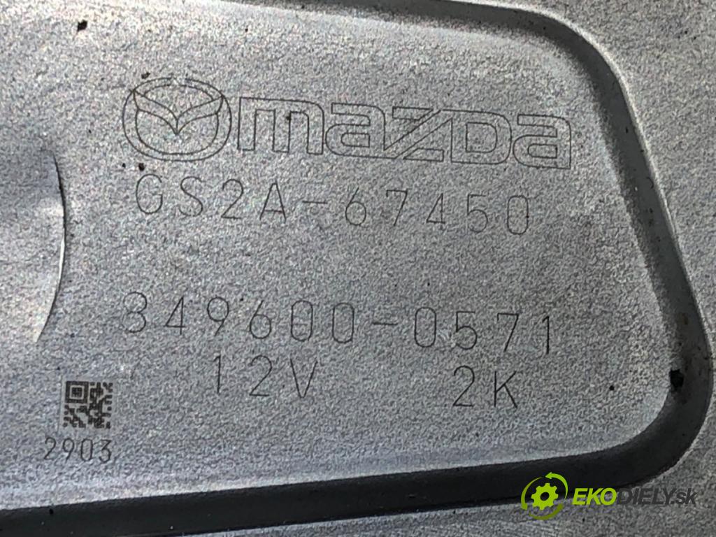 MAZDA 6 Kombi (GH) 2007 - 2013    2.0 MZR-CD (GH14) 103 kW [140 KM] olej napędowy 2007 - 2010  Motorček stieračov zad 349600-0571 (Ostatné)