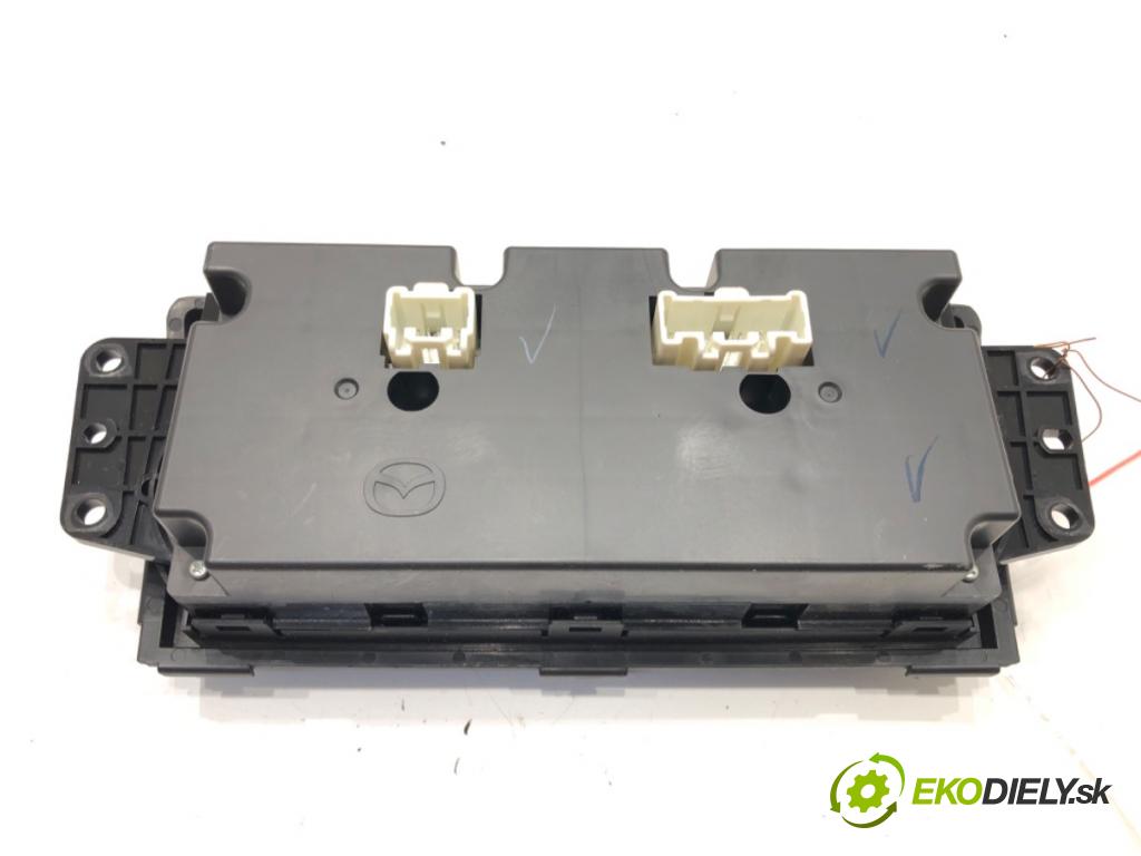 MAZDA 6 Kombi (GH) 2007 - 2013    2.0 MZR-CD (GH14) 103 kW [140 KM] olej napędowy 2007 - 2010  Panel ovládania kúrenia GAM761190B (Prepínače, spínače, tlačidlá a ovládače kúrenia)