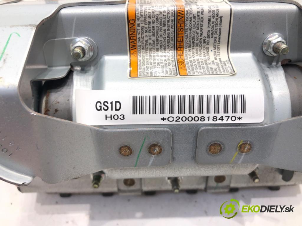 MAZDA 6 Kombi (GH) 2007 - 2013    2.0 MZR-CD (GH14) 103 kW [140 KM] olej napędowy 2007 - 2010  AirBag spolujazdca  (Airbagy)
