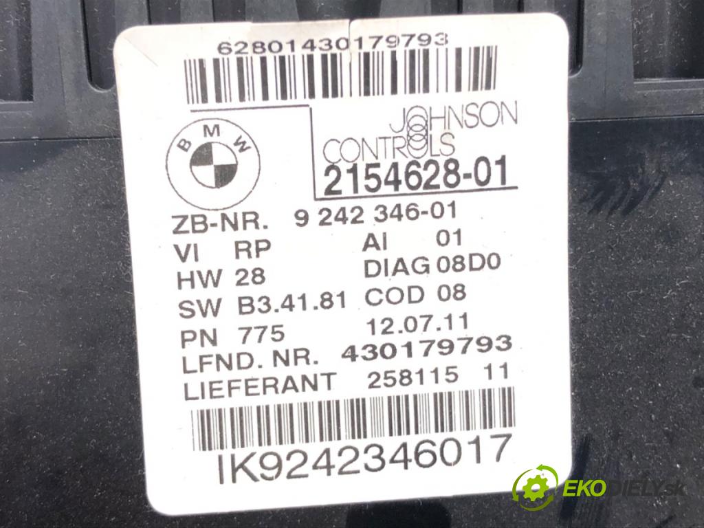 BMW 3 Touring (E91) 2004 - 2012    318 d 105 kW [143 KM] olej napędowy 2007 - 2012  Prístrojovka 9242346 (Prístrojové dosky, displeje)