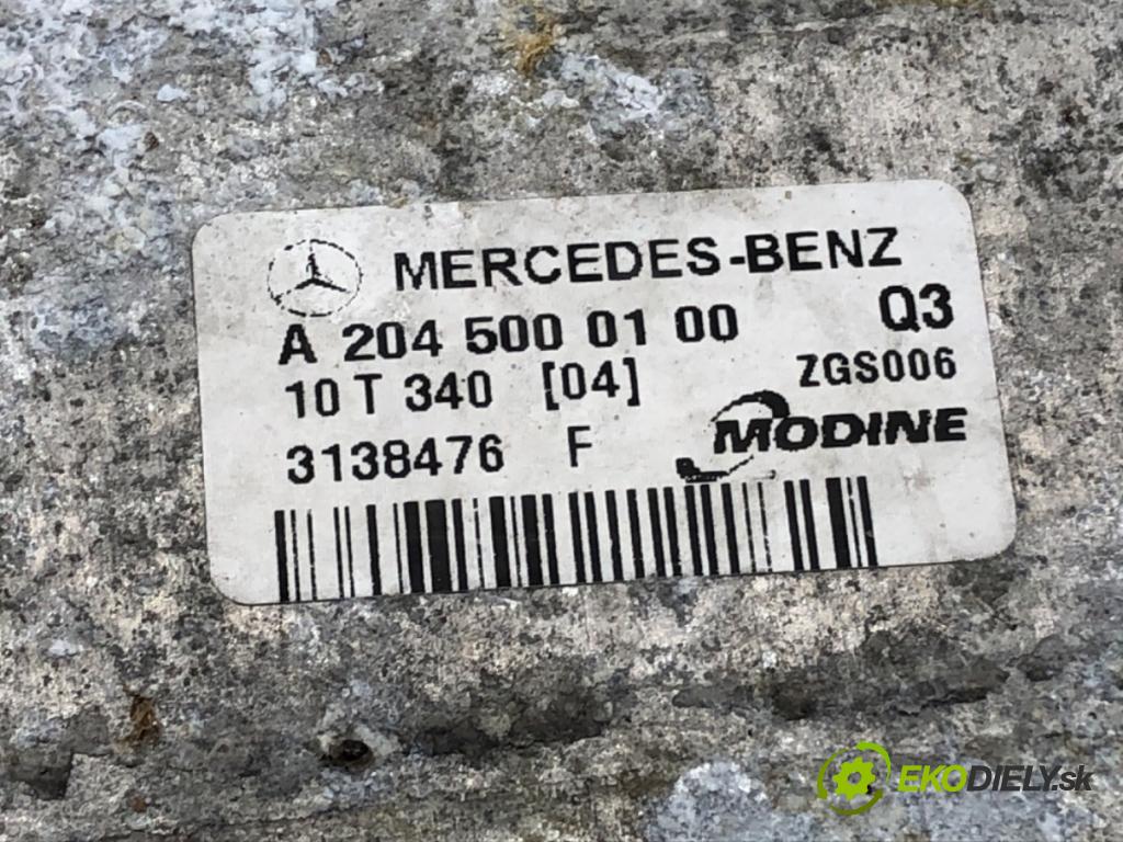 MERCEDES-BENZ KLASA C (W204) 2007 - 2015    C 200 CDI (204.001) 100 kW [136 KM] olej napędowy 2009 - 2014  intercooler A2045000100 (Chladiče nasávaného vzduchu (intercoolery))