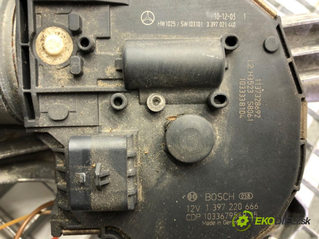 MERCEDES-BENZ KLASA C (W204) 2007 - 2015    C 200 CDI (204.001) 100 kW [136 KM] olej napędowy 2009 - 2014  Mechanizmus stieračov predný 1397220666 (Motorčeky stieračov predné)