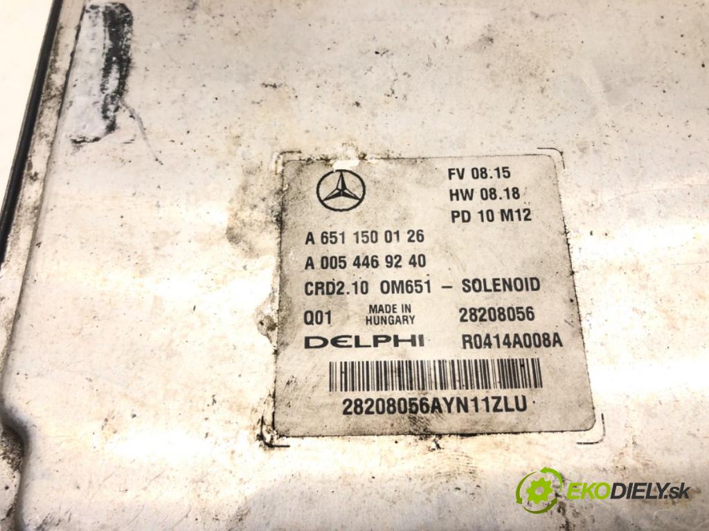 MERCEDES-BENZ KLASA C (W204) 2007 - 2015    C 200 CDI (204.001) 100 kW [136 KM] olej napędowy 2009 - 2014  řídící jednotka motora A6511500126 (Řídící jednotky)