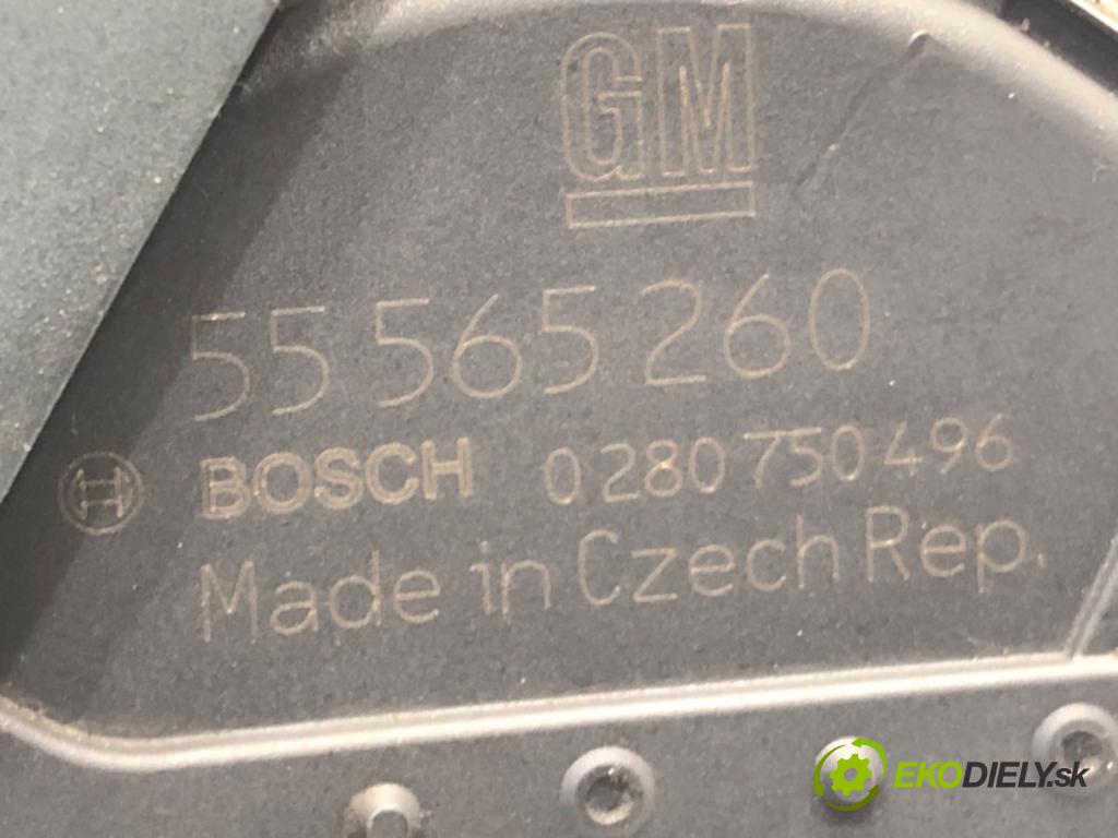 OPEL ASTRA J (P10) 2009 - 2015    1.6 Turbo (68) 132 kW [180 KM] benzyna 2009 - 2015  Škrtiaca klapka 55565260 (Škrtiace klapky)