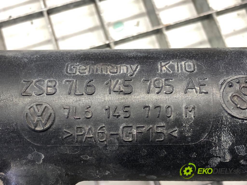 VW TOUAREG (7LA, 7L6, 7L7) 2002 - 2013    3.0 V6 TDI 165 kW [225 KM] olej napędowy 2004 - 2010  Rúra turba 7L6145795AE