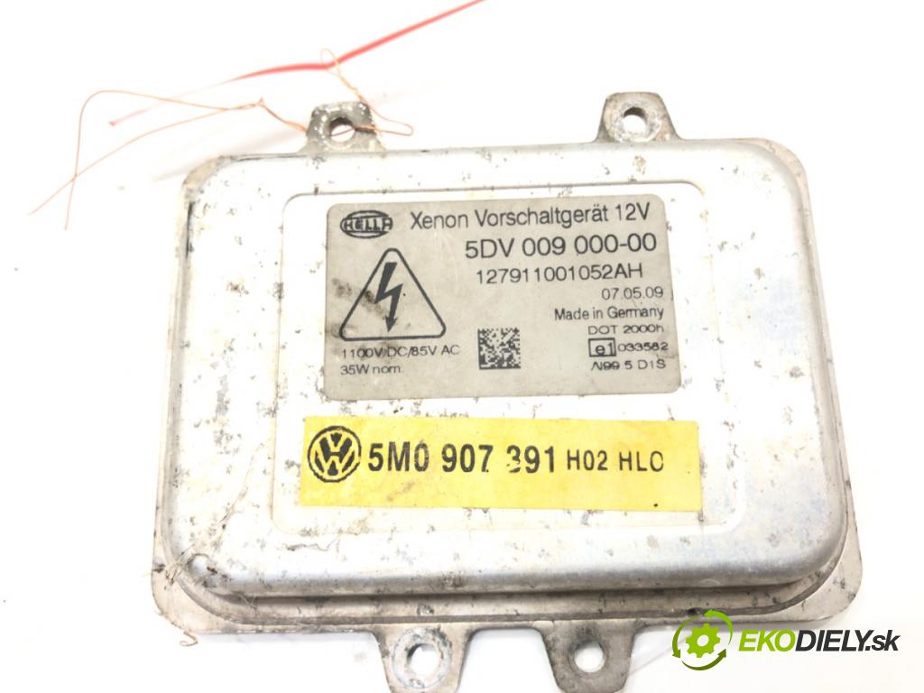 VW TOUAREG (7LA, 7L6, 7L7) 2002 - 2013    3.0 V6 TDI 165 kW [225 KM] olej napędowy 2004 - 2010  Menič XENON 5M0907391 (Riadiace jednotky xenónu)