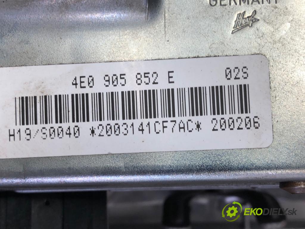 VW TOUAREG (7LA, 7L6, 7L7) 2002 - 2013    3.0 V6 TDI 165 kW [225 KM] olej napędowy 2004 - 2010  Hriadeľ, tyč volantu 4E0905852E (Tyče riadenia (volantu))