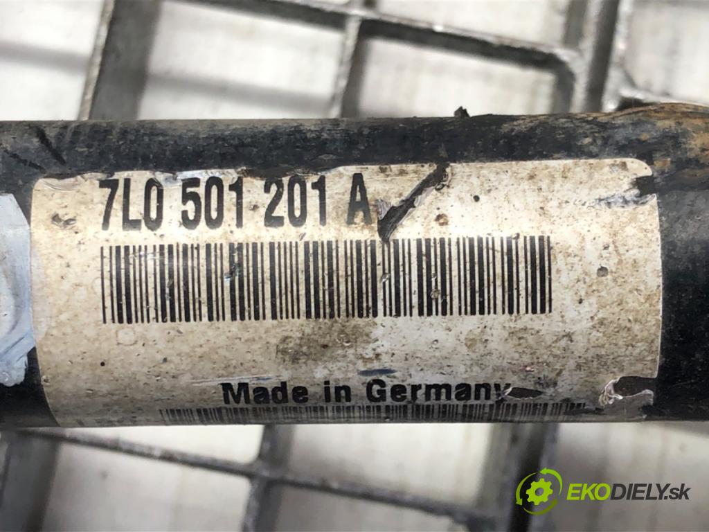 VW TOUAREG (7LA, 7L6, 7L7) 2002 - 2013    3.0 V6 TDI 165 kW [225 KM] olej napędowy 2004 - 2010  Poloos pravy zad 7L0501201A