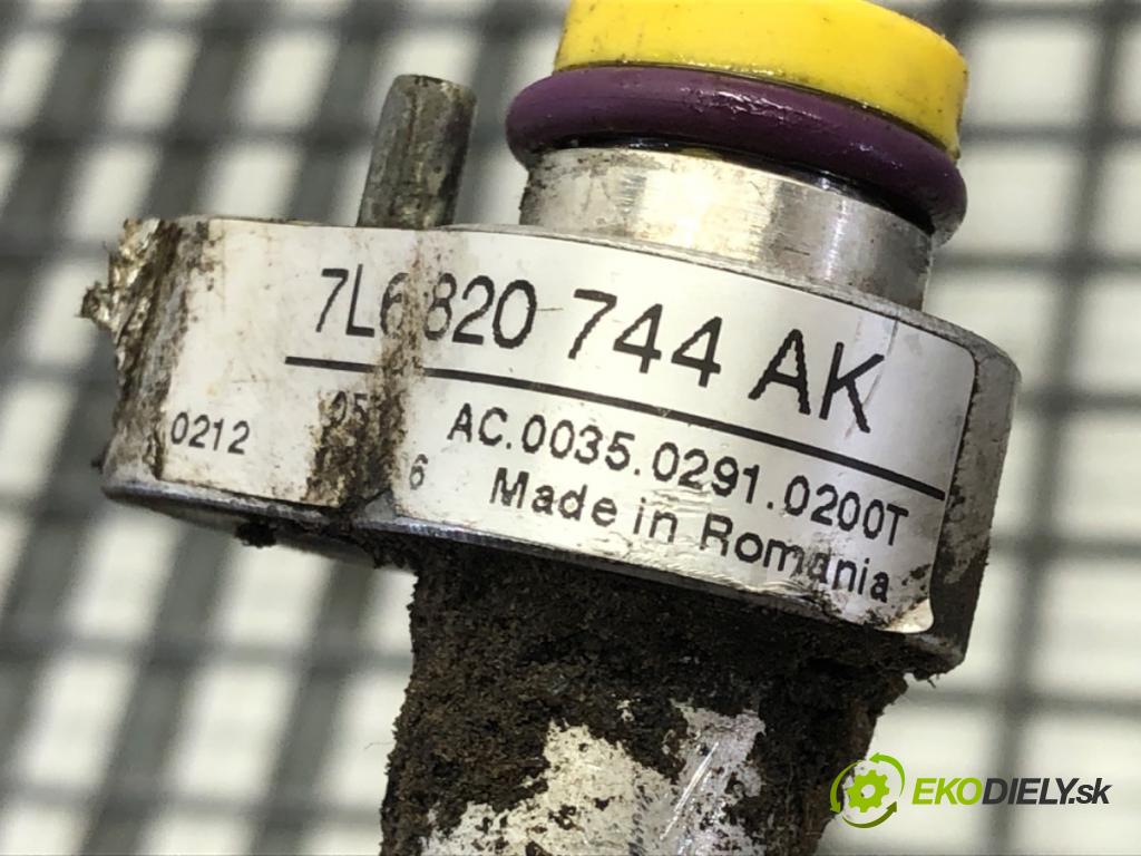 VW TOUAREG (7LA, 7L6, 7L7) 2002 - 2013    3.0 V6 TDI 165 kW [225 KM] olej napędowy 2004 - 2010  rúrka klimatizácie 7L6820744AK (Rúrky klimatizácie)