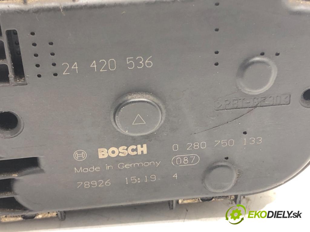 OPEL CORSA D (S07) 2006 - 2014    1.2 (L08, L68) 59 kW [80 KM] benzyna 2006 - 2014  Škrtiaca klapka 24420536 (Škrtiace klapky)