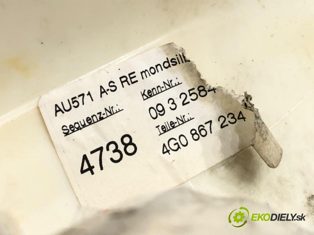 AUDI A6 C7 Avant (4G5, 4GD) 2011 - 2018    3.0 TDI quattro 180 kW [245 KM] olej napędowy 2011 - 2018  Clona stĺpika ľavá strana 4G0867234