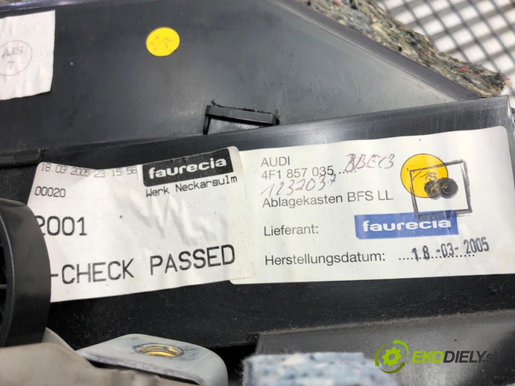 AUDI A6 C6 Avant (4F5) 2004 - 2011    2.4 130 kW [177 KM] benzyna 2005 - 2008  Priehradka, kastlík spolujazdca  (Priehradky, kastlíky)