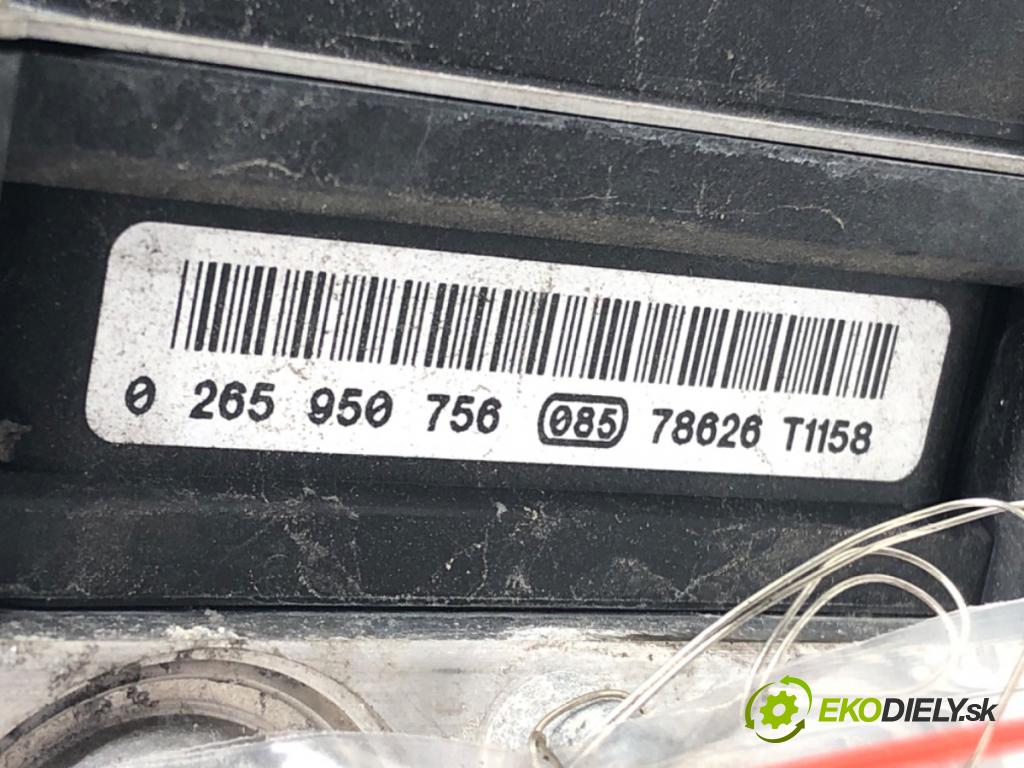 FIAT BRAVO II (198_) 2006 - 2022    1.9 D Multijet (198AXC1B) 110 kW [150 KM] olej napędowy 2007 - 2014  Pumpa ABS 0265950756 (Pumpy ABS)