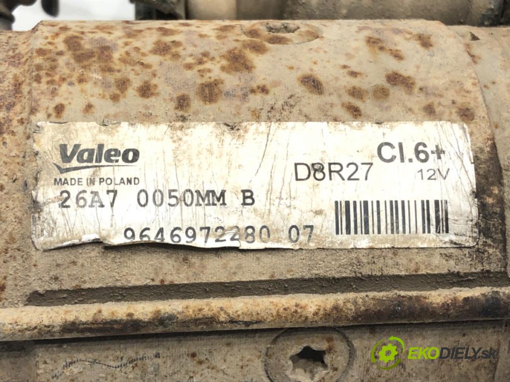 PEUGEOT 407 SW (6E_) 2004 - 2011    2.0 HDi 135 100 kW [136 KM] olej napędowy 2004 - 2010  Štartér 9646972280 (Štartéry)